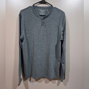 Lucky Brand Charcoal Long Sleeve Henley